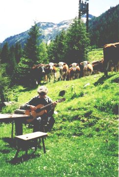 Franz mit Khen auf der Planneralm