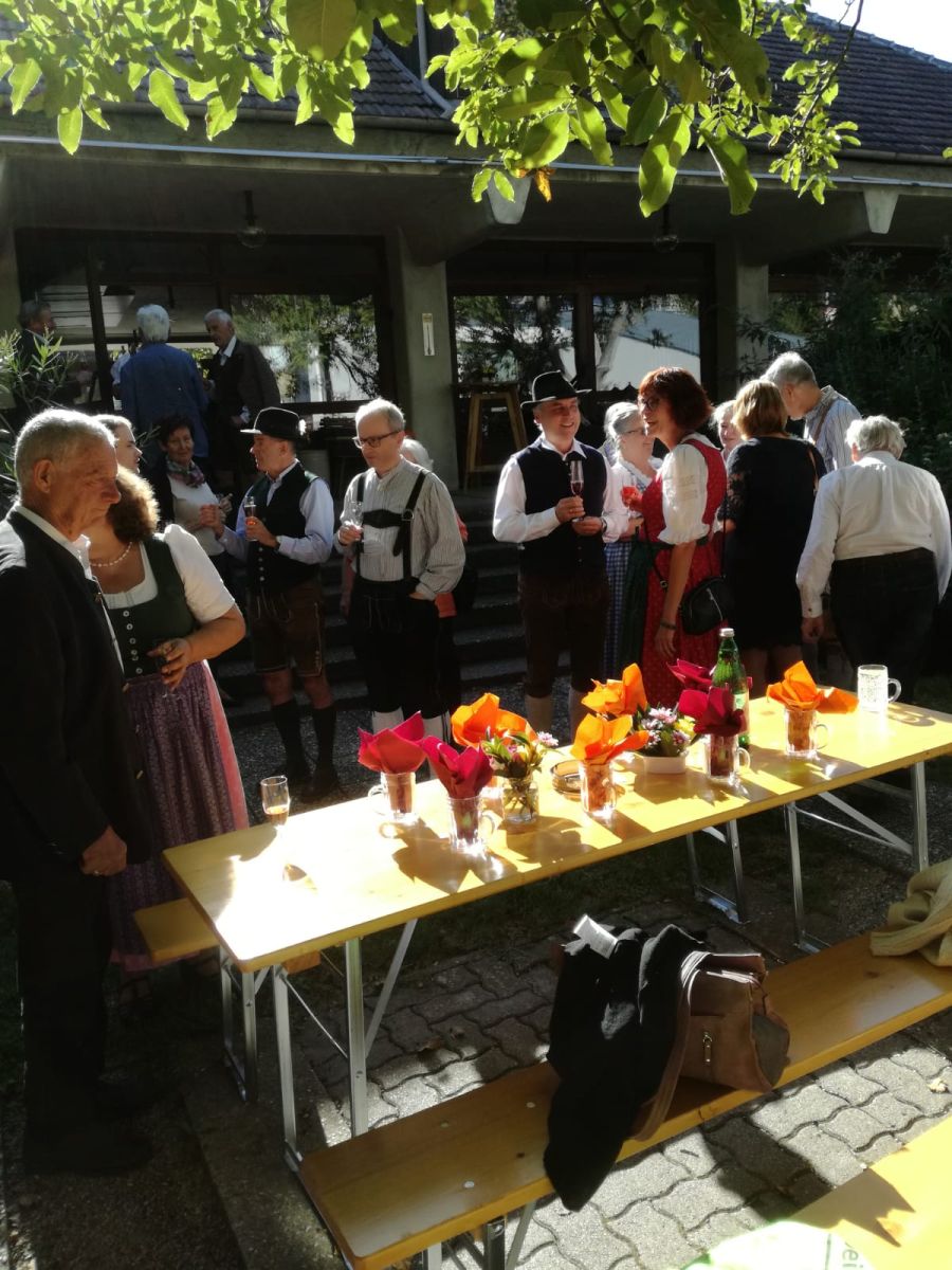 Begrüßung mit Frizzante